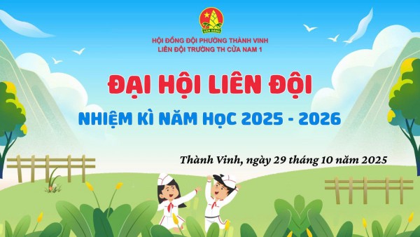 Đại hội Liên đội trường tiểu học Cửa Nam 1