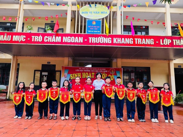 Hoạt động trải nghiệm Sinh hoạt dưới cờ tuần 10