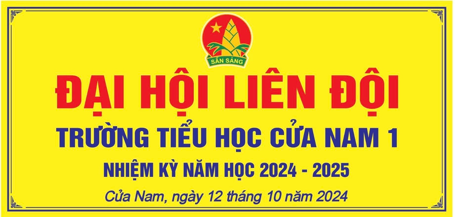 Liên đội trường Tiểu học Cửa Nam 1 tổ chức Đại hội Liên đội nhiệm kì năm học 2024-2025